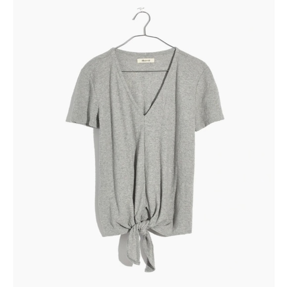 Madewell Tops - Madewell Texture&Thread V-Neck Tie-Front Top M NWT